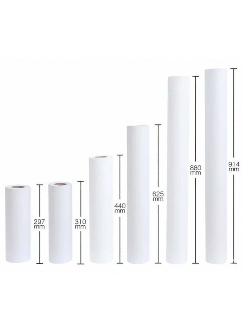 SINARLINE - Plotter Paper Roll, 80 gsm, 625mm x 50 Yards, 2" Core, A1 Size - Image 5
